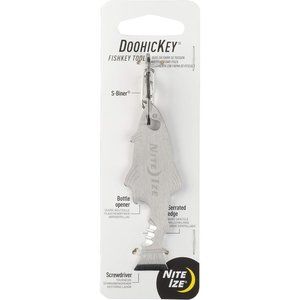 Nite Ize Doohic FishKey Stainless Steel Keychain For Multi-Tool Purposes ,1-Pack